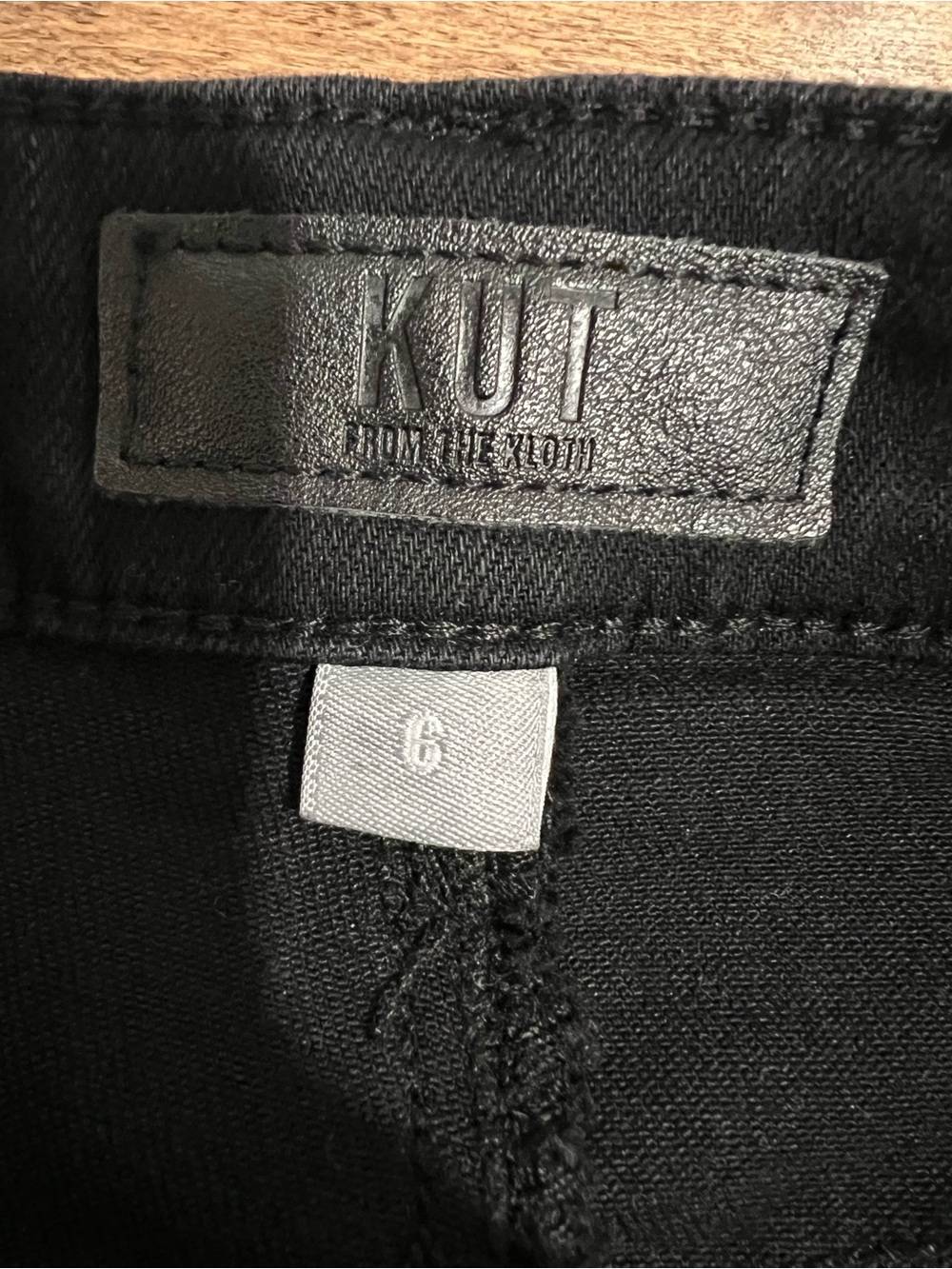 Kut from the Kloth Black Flare Jeans — Wide Leg - Picture 7 of 12